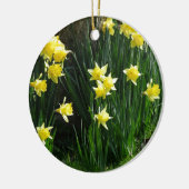 Spring Daffodils Keramisch Ornament (Links)