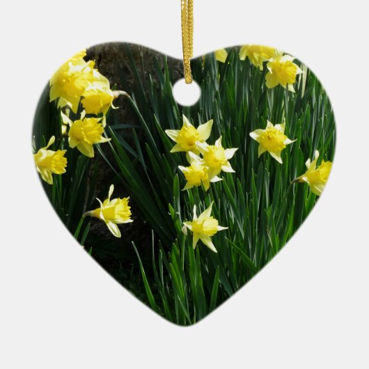 Spring Daffodils Keramisch Ornament (Voorkant)