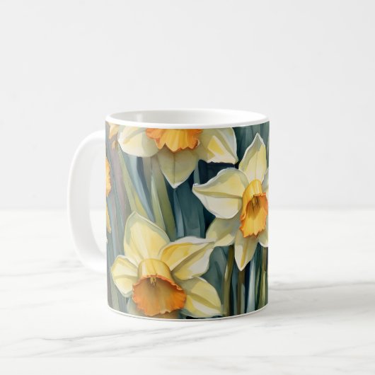 Spring Daffodils Koffiemok (Voorkant links)