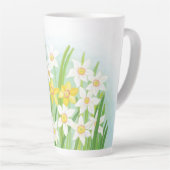 Spring Daffodils Latte Mok (Rechterhoek)