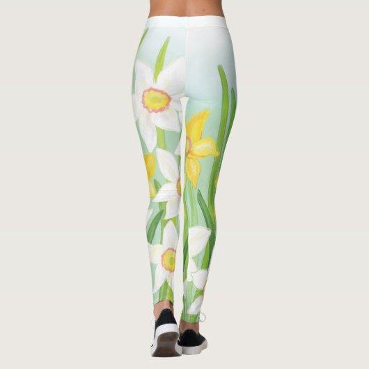 Spring Daffodils Leggings (Achterkant)