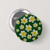 Spring Daffodils Ronde Button 5,7 Cm (Voorkant /achterkant)