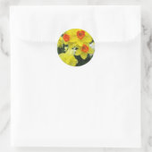 Spring Daffodils Ronde Sticker (Tas)
