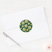 Spring Daffodils Ronde Sticker (Envelop)