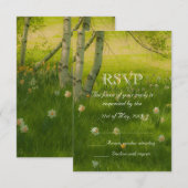 Spring Daffodils RSVP Kaartje (Voorkant / Achterkant)