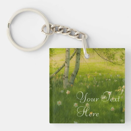 Spring Daffodils Sleutelhanger (voorkant)
