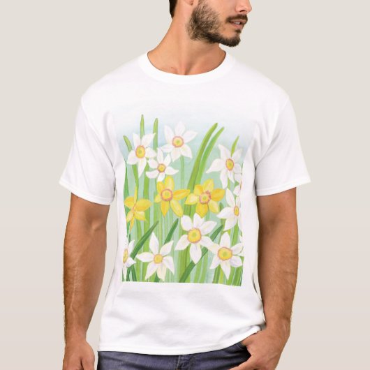 Spring Daffodils  T-shirt (Voorkant)
