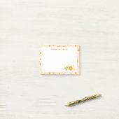 Spring Daisies Floral Bouquets Personalised Post-it® Notes (Op bureau)