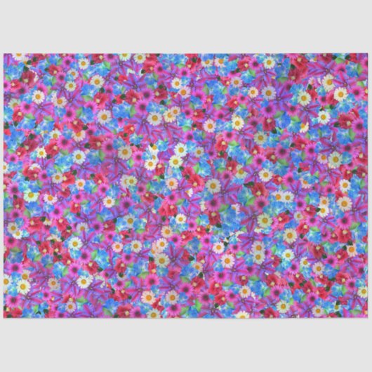 Spring Daisies tissuepapier (Voorkant)