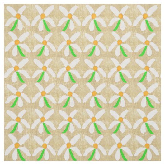 Spring Daisy Fabric Stof (Swatch)