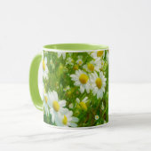 Spring Daisy Flowers Tuin Art Mok Cup (Voorkant links)