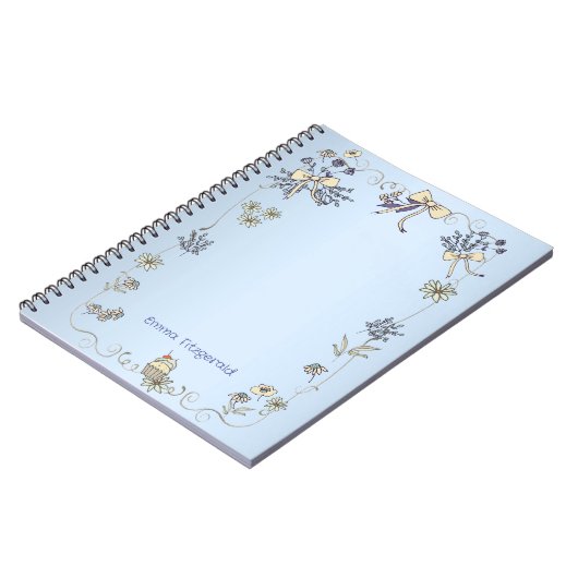 Spring Daisy Whimsy Notitieboek (Linkerzijde)