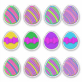 Spring Decorated Easter Egg Stickers (Devant)