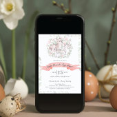 Spring Deer Bunny Brunch & Egg Hunt Easter Kaart