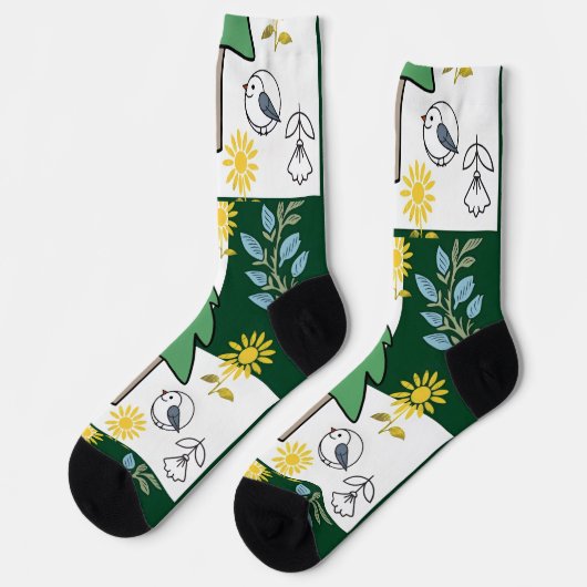 Spring design women's socks sokken (Links)