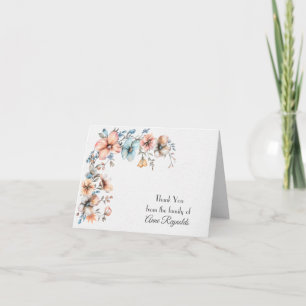 Spring Dogwood Sympathy Thank You Card Kaart