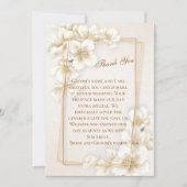 Spring Dogwood Weddenschap Hartelijk dank Save The Date (Voorkant)