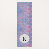 Spring Dream Floral Monogram Yoga Mat (Voorkant)