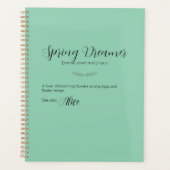 Spring Dreamer Gepersonaliseerde Paasplanner Planner (Voorkant)