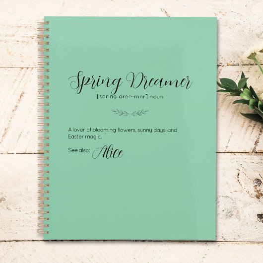 Spring Dreamer Gepersonaliseerde Paasplanner Planner