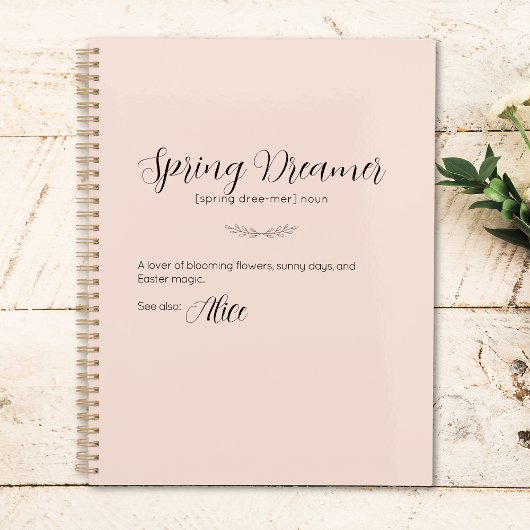Spring Dreamer Paashaas Planner – Blush Pink