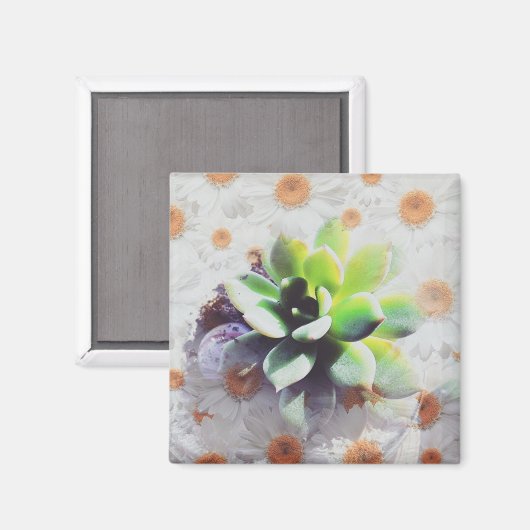 Spring Dreaming Plant Digital Art Magneet (Voorkant / Achterkant)