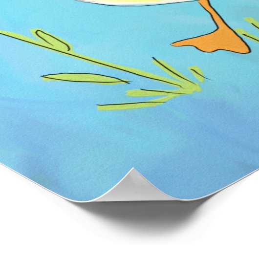 Spring Duck Poster (Hoek)