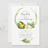 Spring Duckling Splish Splash Baby shower Kaart (Voorkant)