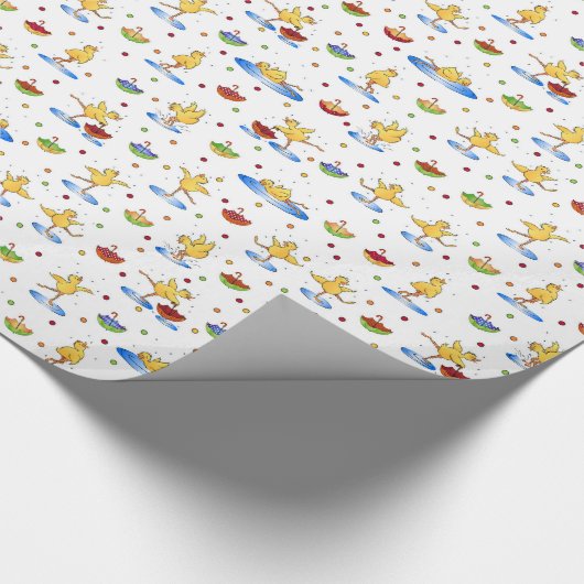Spring Ducks Cadeaupapier (Hoek)