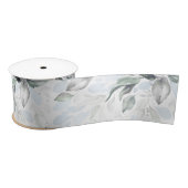 Spring Dusty Blue Greenery Foliage Elegant White Lint (Spoel)