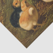 Spring Easter Chicks Decoupage Decoupaging Rustic Tissuepapier (Detail)