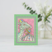 SPRING EASTER DRAGON EGG DROP, CARTE POSTALE IMAGI (Debout devant)