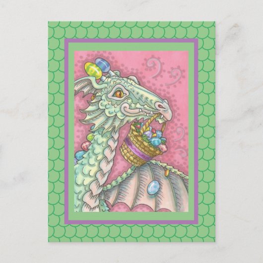 SPRING EASTER DRAGON EGG DROP, CARTE POSTALE IMAGI (Devant)