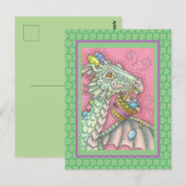 SPRING EASTER DRAGON EGG DROP, CARTE POSTALE IMAGI (Devant / Derrière)