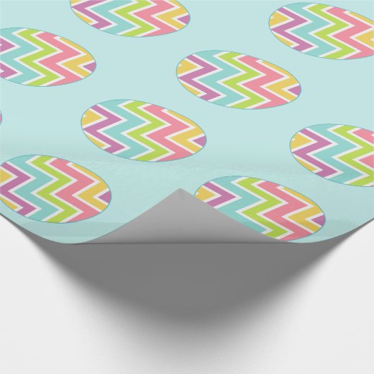 Spring Easter Eggs Wrapping Paper Cadeaupapier (Hoek)