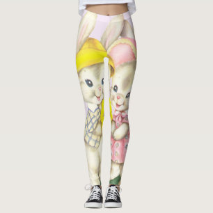 Spring Easter  konijn Leggings