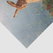 Spring Easter Rabbits ontkoppeling Rustic Tissuepapier (Detail)