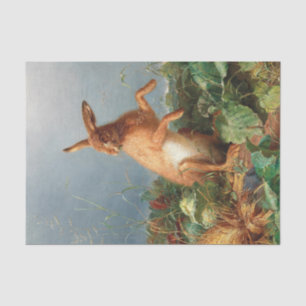 Spring Easter Rabbits ontkoppeling Rustic Tissuepapier