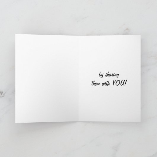 SPRING/EASTER WORDT SPECIAAL GEMAAKT OMDAT U FEESTDAGEN KAART (Binnen)