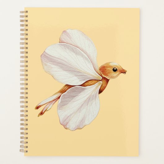 Spring elegante vogel planner (Voorkant)