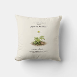 Spring Ephemerals of Japan – Japanese Anemone Kussen