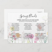 Spring Essential Oils Blend Briefkaart (Voorkant / Achterkant)