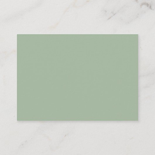 Spring Eucalyptus Greenery Honeymoon Wish Informatiekaartje (Achterkant)