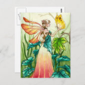Spring Fairy Briefkaart (Voorkant / Achterkant)