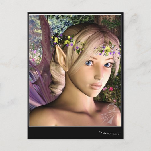 Spring Fairy Briefkaart (Voorkant)