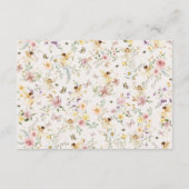 Spring Fairy Wildflower Meadow Boeken voor Baby Gi Informatiekaartje (Achterkant)