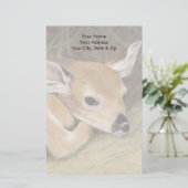 Spring Fawn Briefpapier (Staand voorkant)