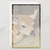 Spring Fawn Briefpapier (Voorkant / Achterkant)
