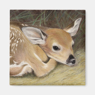 Spring Fawn Magneet