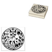 Spring Fawn Rubberstempel (Gestempeld)